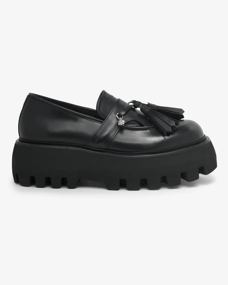 Alexander McQueen Sofa Loafer - Item 856166WHAEZ1000 Schwarz