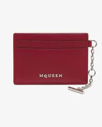 Alexander McQueen Sling Kartenetui Rot