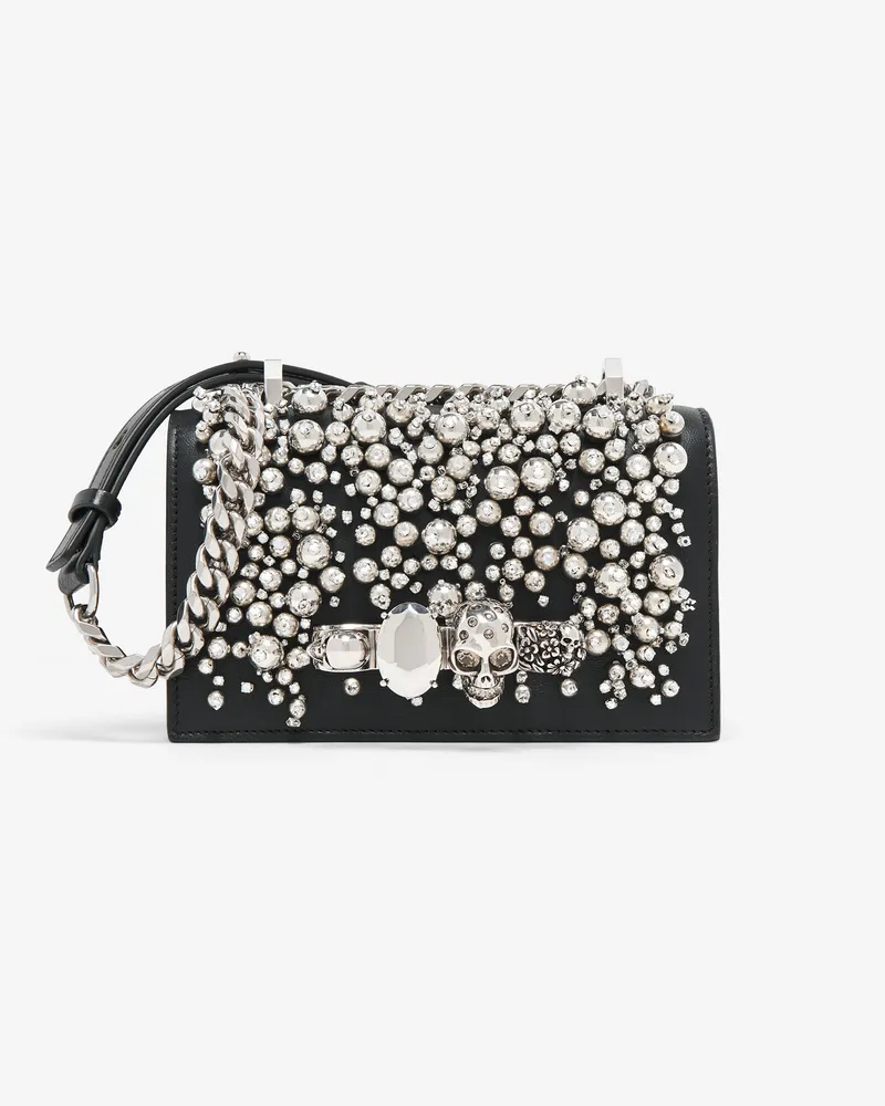 Alexander McQueen Mini Jewelled Satchel mit Kristall-Verzierung - Item 85484817HLI1090 