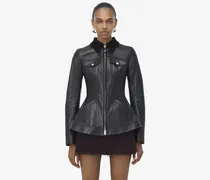 Schößchen-Lederjacke - Item 818152Q5AO41000
