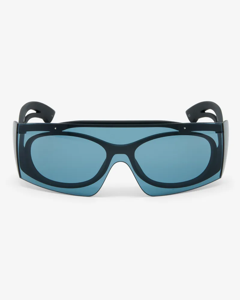 Alexander McQueen Zweifarbige Sonnenbrille - Item 810905J07521041 Schwarz