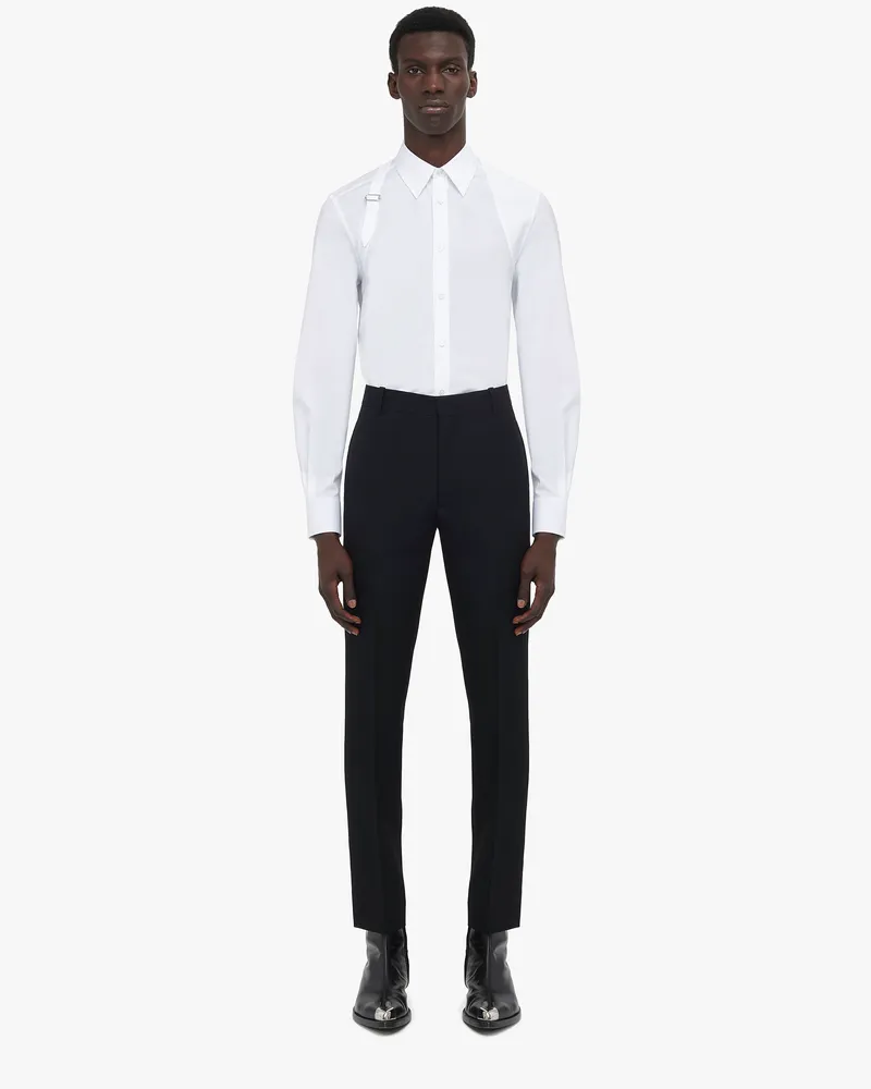 Alexander McQueen Tailoring-Zigarettenhose Schwarz