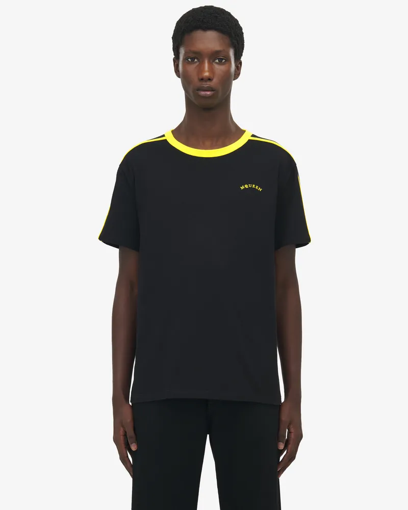 Alexander McQueen T-Shirt mit McQueen Logo - Item 832342QXAA81000 Schwarz
