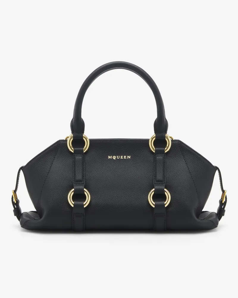 Alexander McQueen Kleine Farringdon Tasche - Item 8515961VDEB1000 Schwarz