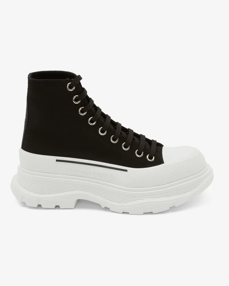 Alexander McQueen Stiefel mit Profilsohle - Item 705659W4MV21070 Schwarz