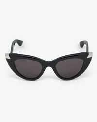 Alexander McQueen Cateye-Sonnenbrille mit Punk-Nieten Schwarz