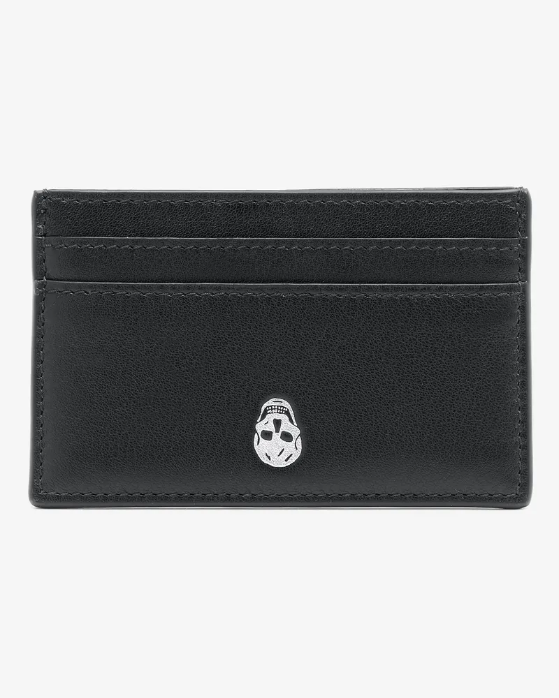 Alexander McQueen Skull Card Holder - Item 8361381AAVB1064 Schwarz