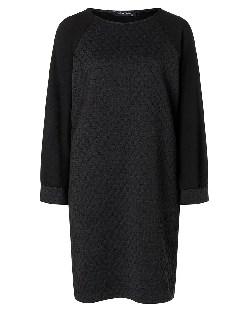 ana alcazar Oversize Kleid Adlara Schwarz