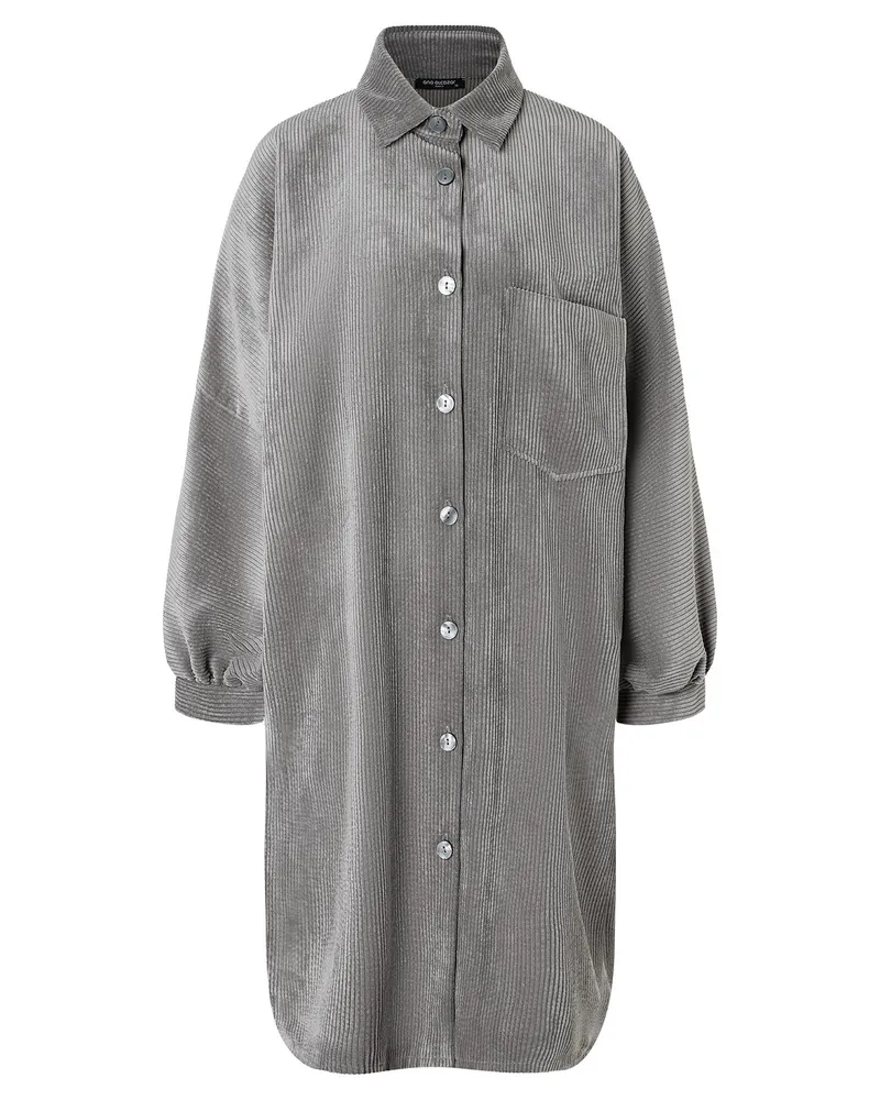ana alcazar Hemdblusenkleid Adida Grau