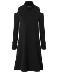 ana alcazar Weites Kleid Sipa Schwarz