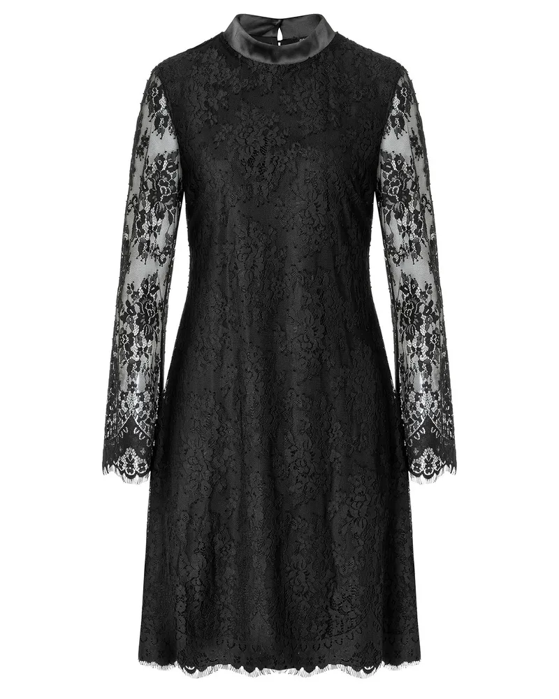 ana alcazar Spitzenkleid Abida Schwarz