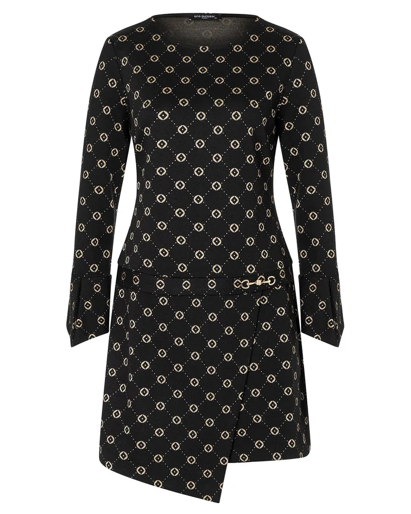 ana alcazar A-Linien-Kleid Areli Schwarz