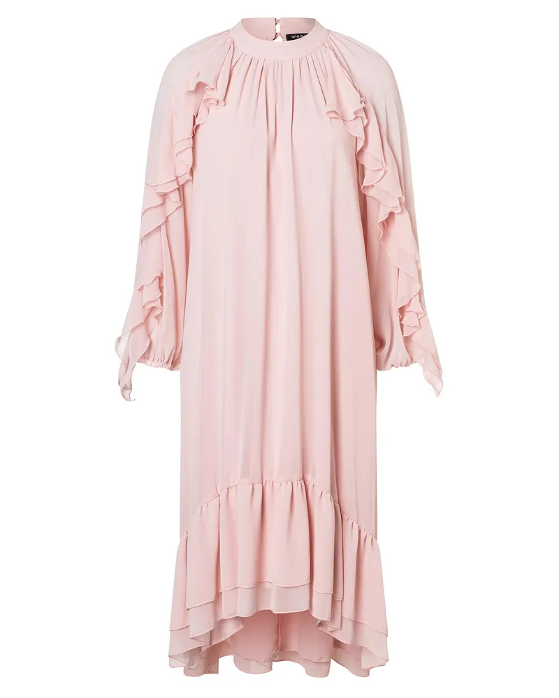 ana alcazar Volantkleid Ablysa Rosa