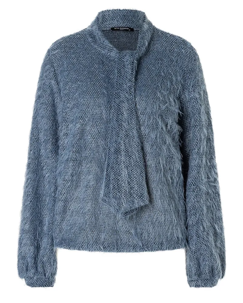 ana alcazar Plüschtop Atoria Blau