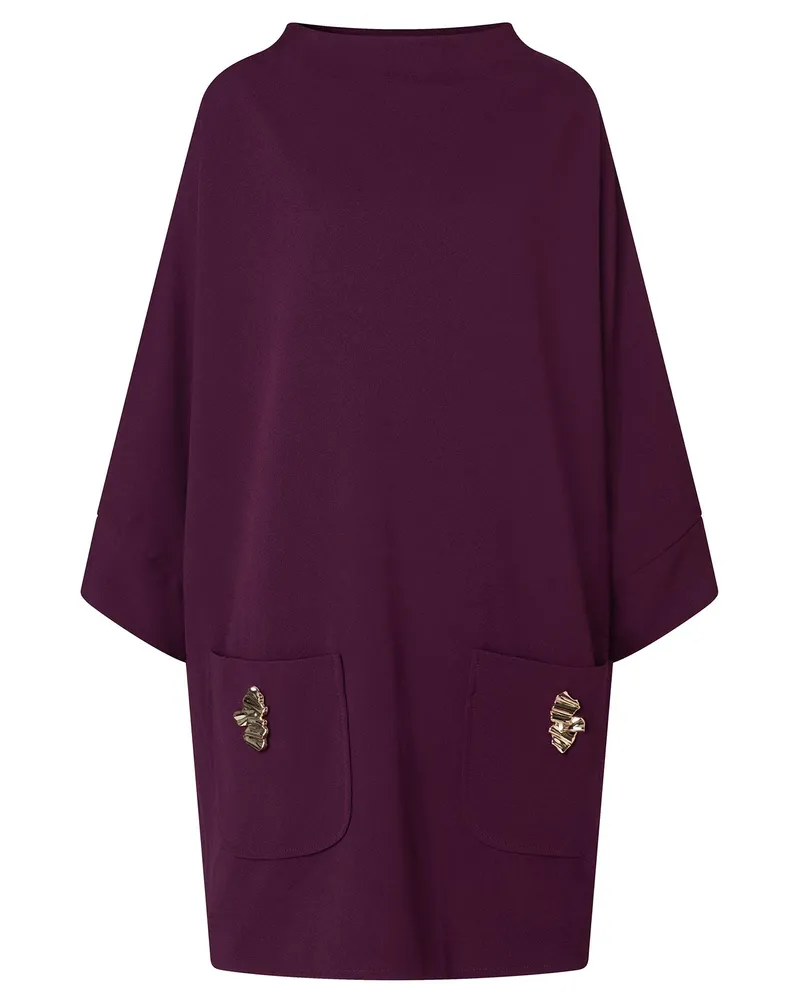 ana alcazar Weites Kleid Adwoni Bordeaux
