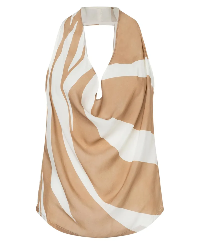 ana alcazar Wasserfalltop Rasty Beige