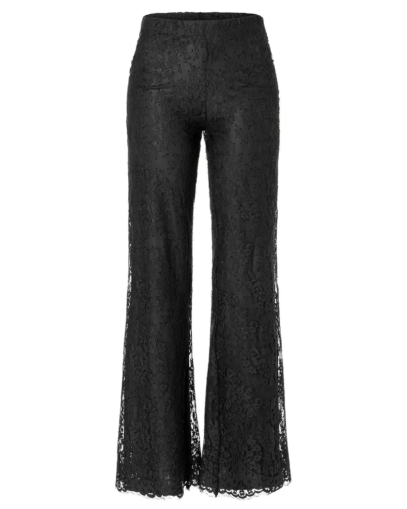 ana alcazar Spitzenhose Abisea Schwarz