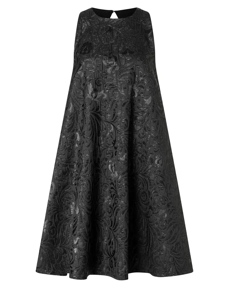 ana alcazar Brokatkleid Absila Schwarz