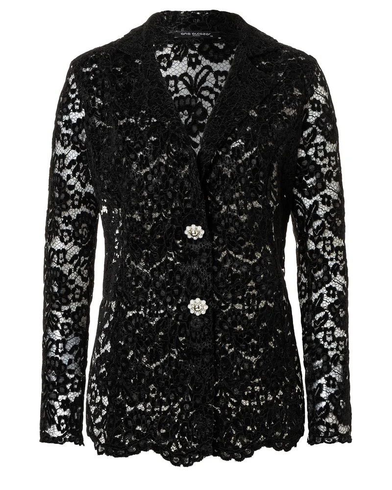 ana alcazar Spitzenblazer Saha Schwarz