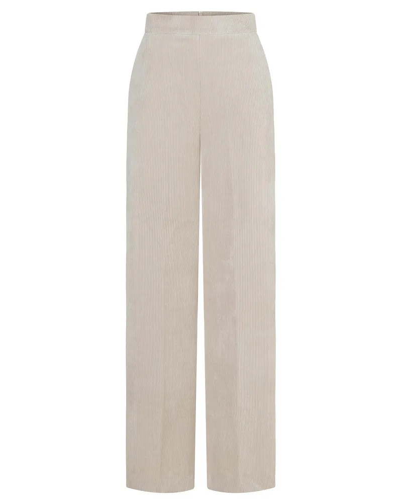 ana alcazar Cordhose Adimy Offwhite