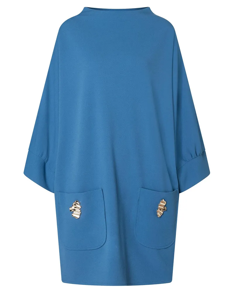 ana alcazar Oversize Kleid Adwea Blau