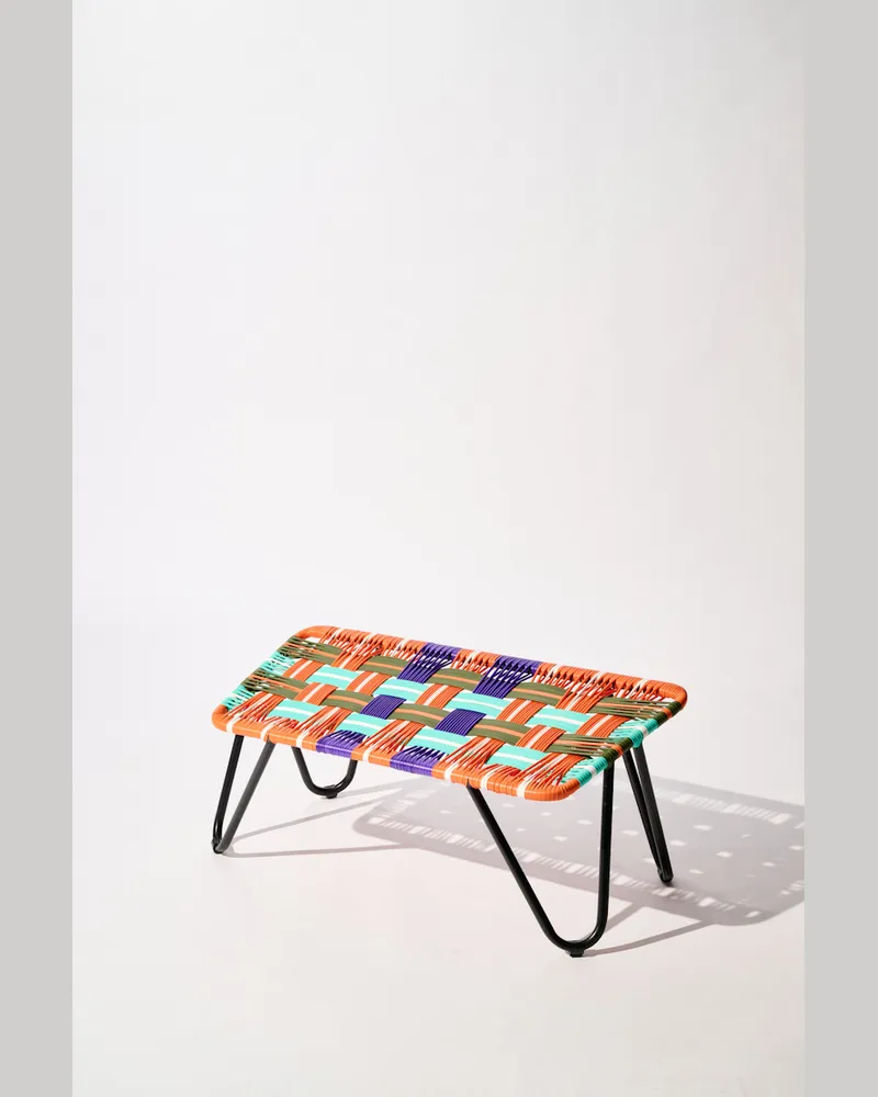 Dorothee Schumacher Handgeflochtene Fußablage Multi