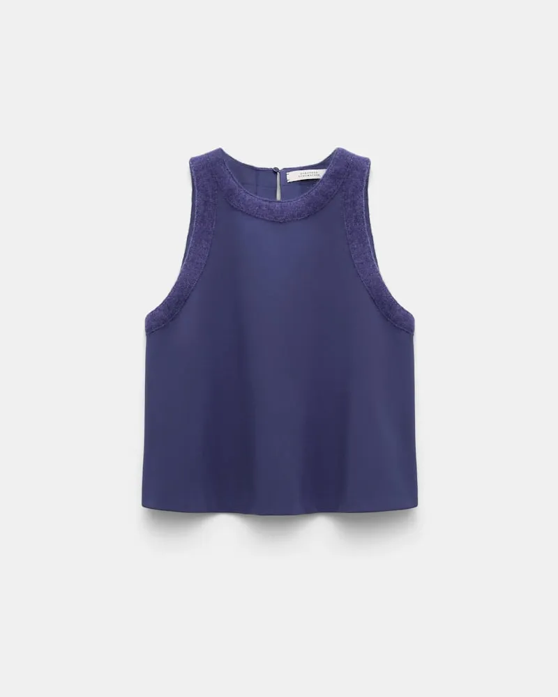 Dorothee Schumacher Top aus Punto Milano Violett