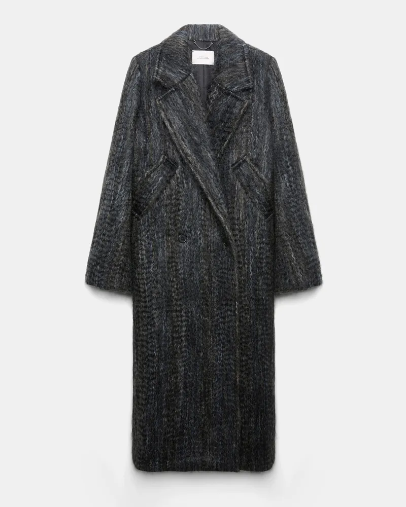 Dorothee Schumacher Mantel aus Mohair-Wollmischung Grau