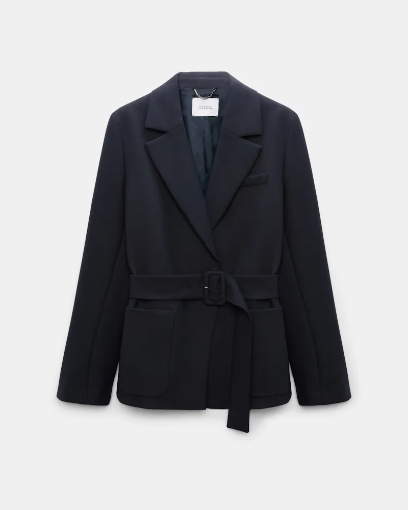Dorothee Schumacher Blazer mit Gürtel Blau