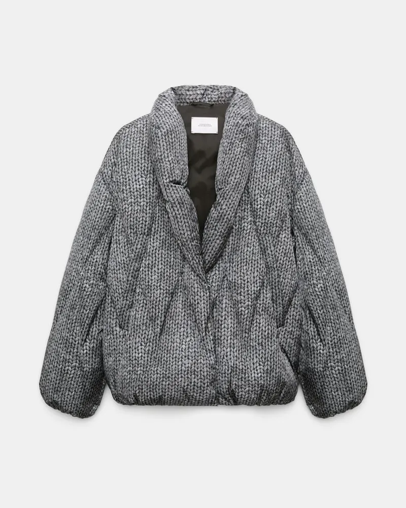 Dorothee Schumacher Printed-Daunenjacke Grau