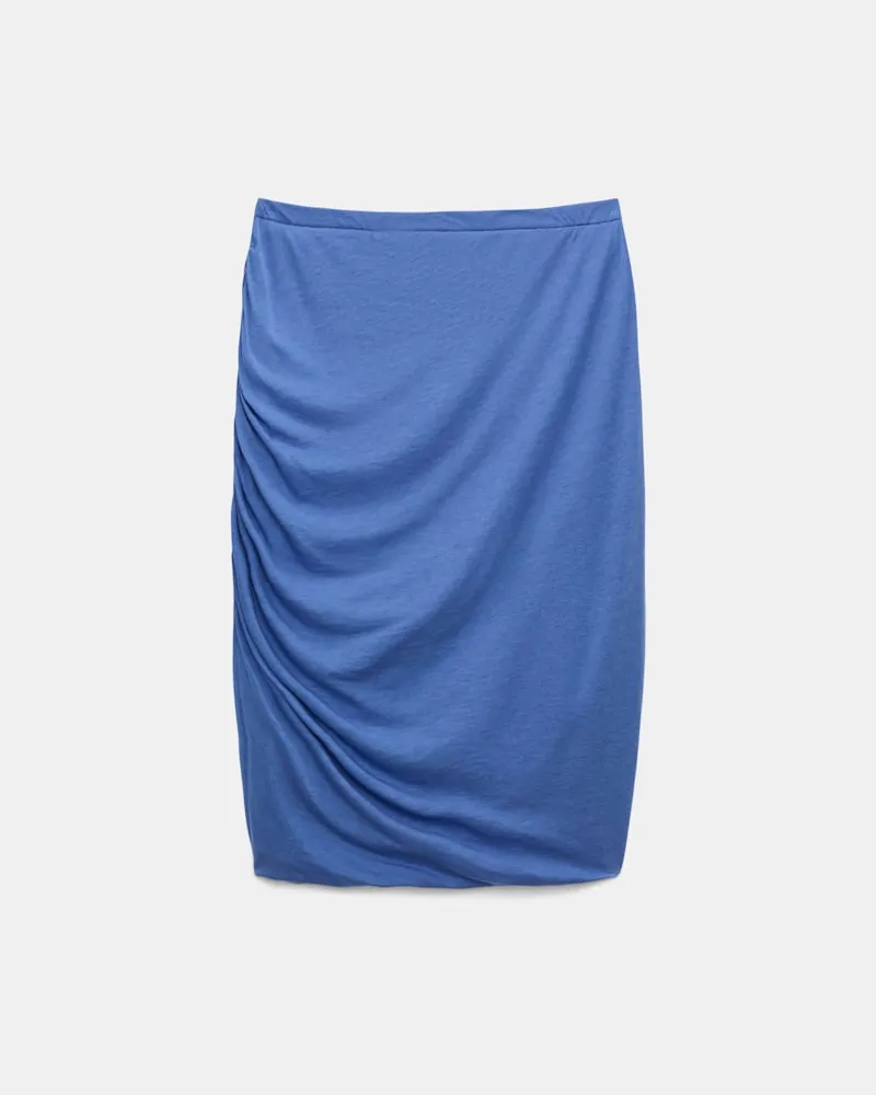 Dorothee Schumacher Drapierter Rock aus Jersey Blau