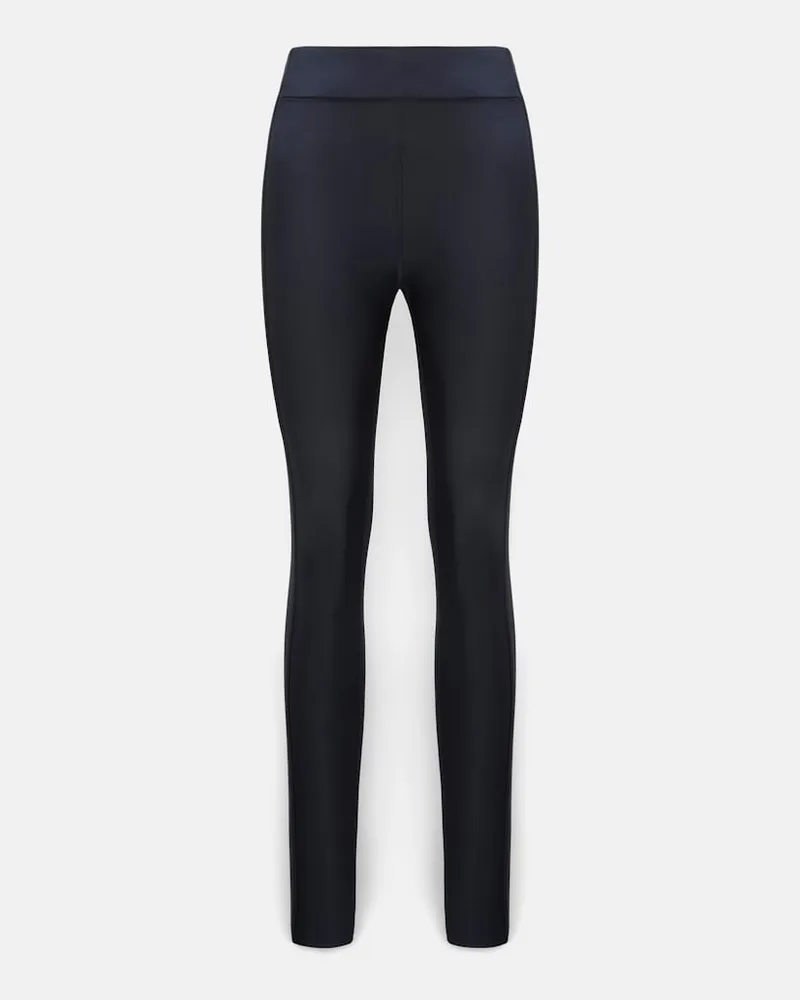Dorothee Schumacher Leggings mit Seiteneinsatz Blau