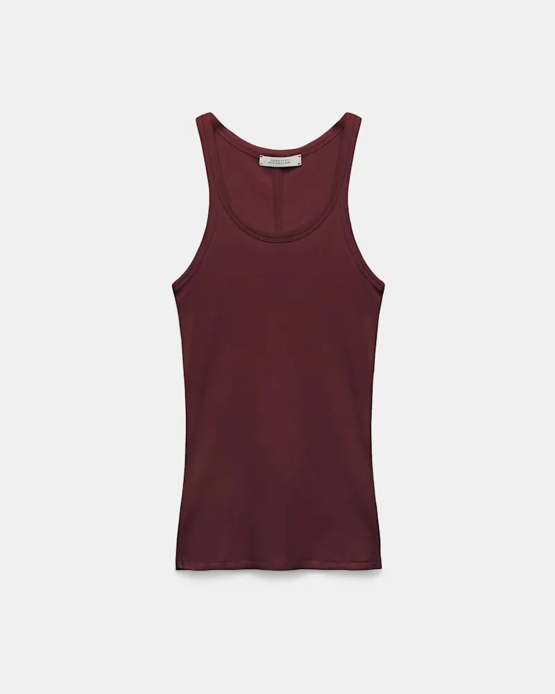 Dorothee Schumacher Geripptes Tanktop Rot