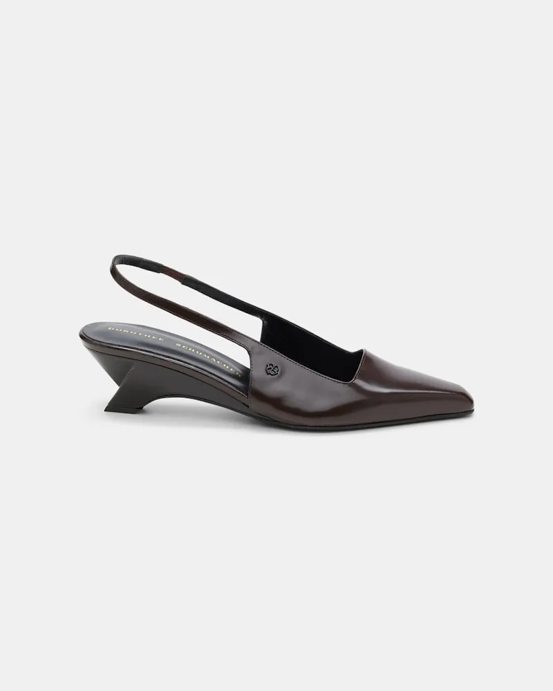 Dorothee Schumacher Slingback Wedges Braun