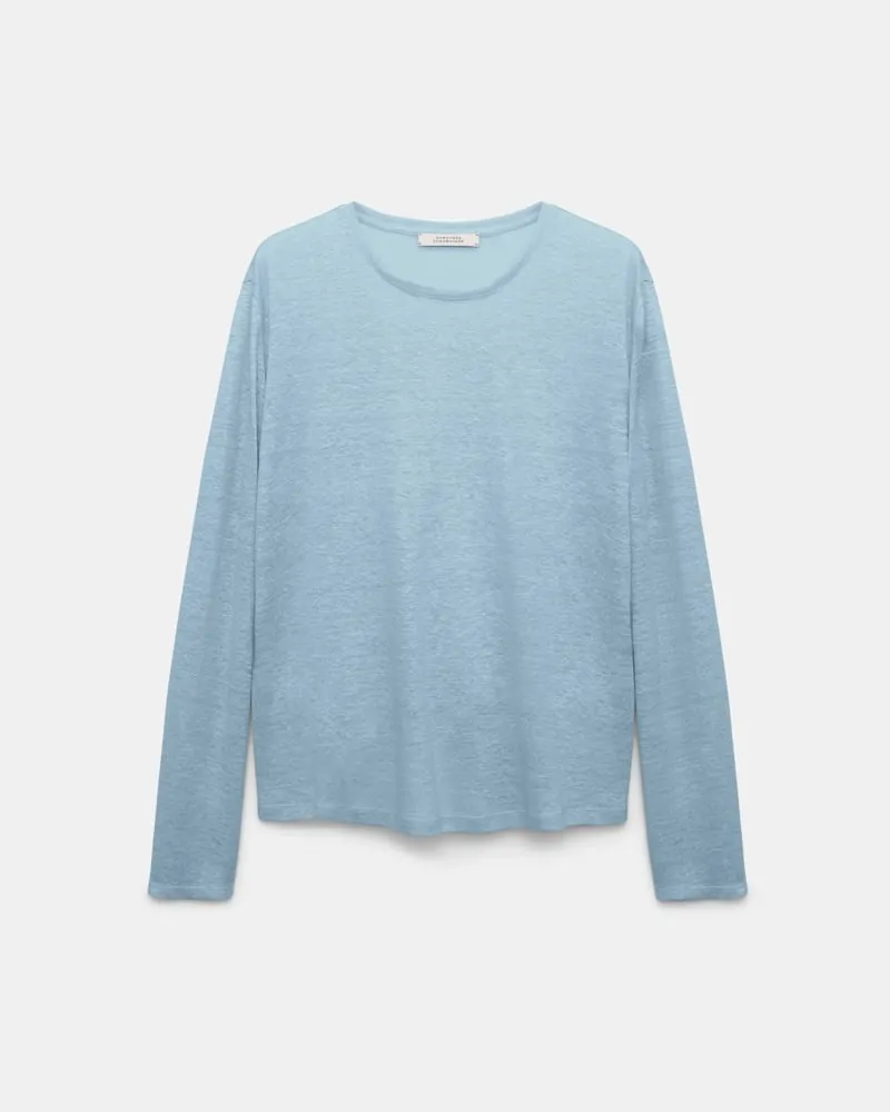 Dorothee Schumacher Langarmshirt aus Hanf Blau