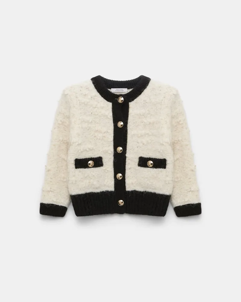 Dorothee Schumacher Zweifarbiger Cardigan Weiß