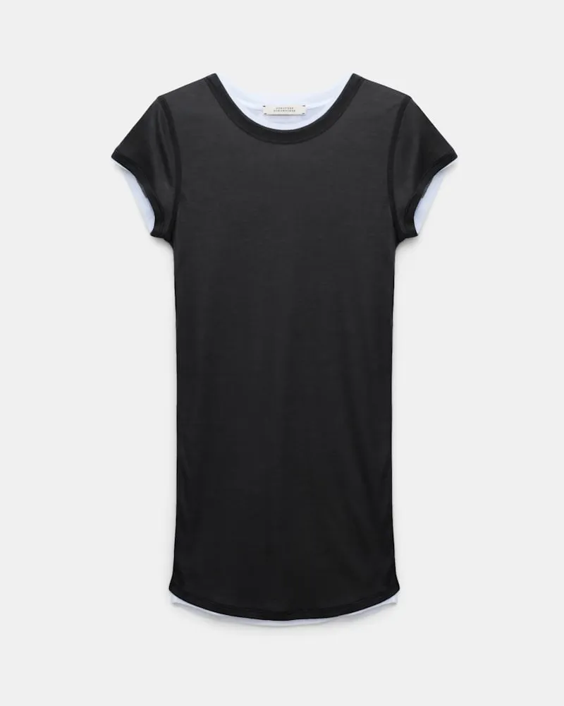 Dorothee Schumacher Zweilagiges Kurzarmshirt Weiß