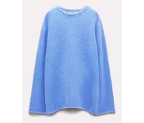 Pullover mit Rollsaum aus Alpakamix