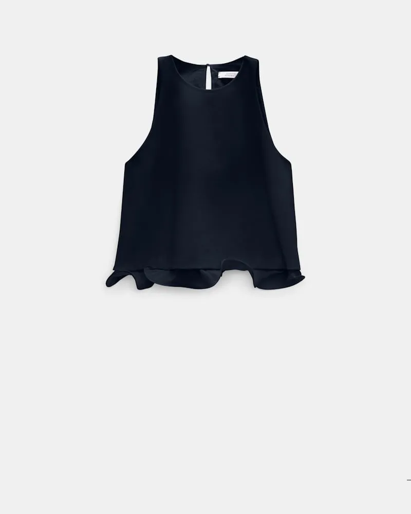 Dorothee Schumacher Top aus Punto Milano Blau