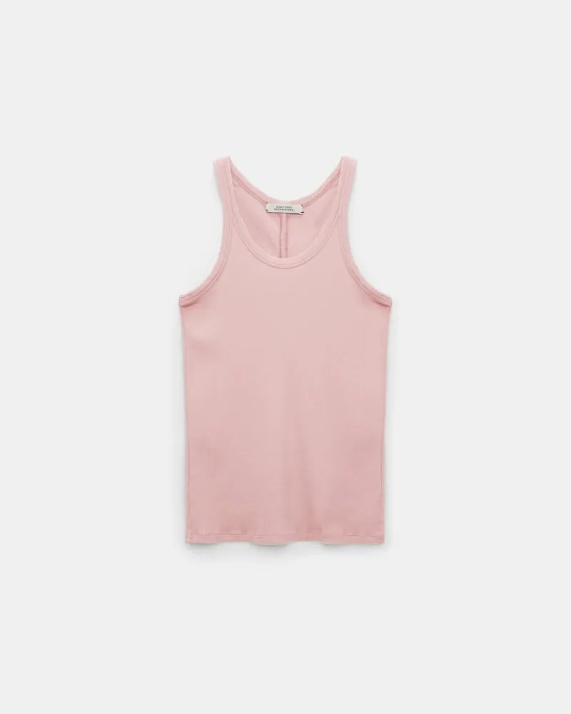 Dorothee Schumacher Rippentop mit distressed Edges Rot