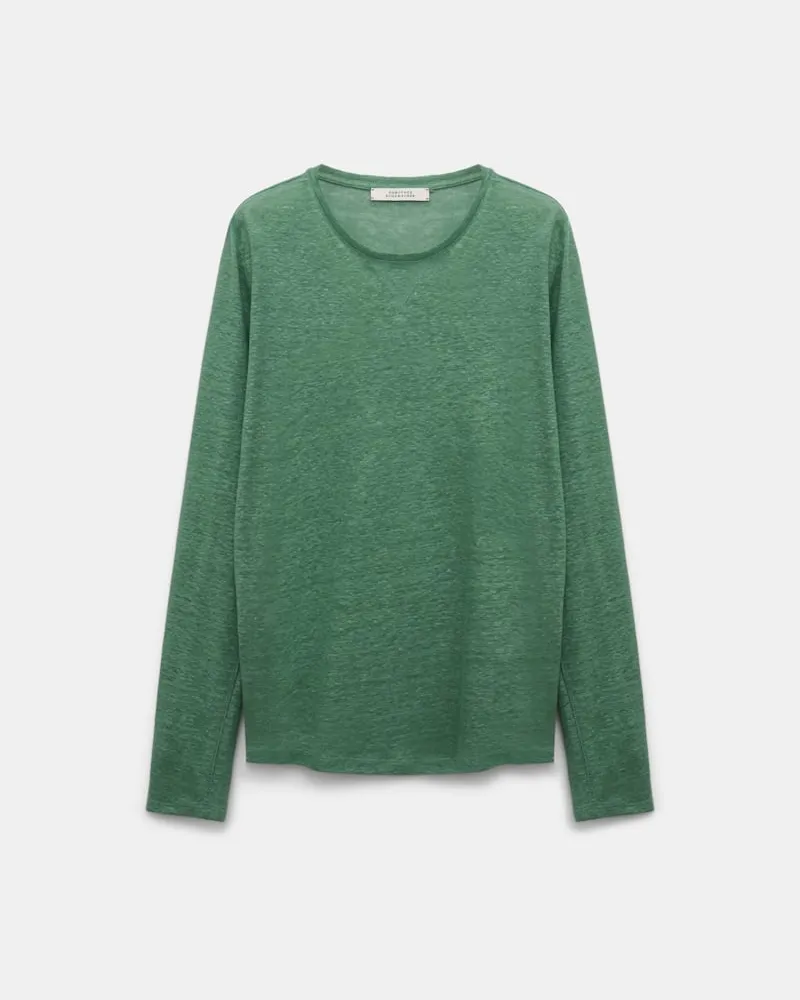 Dorothee Schumacher Langarmshirt aus Hanf Grün
