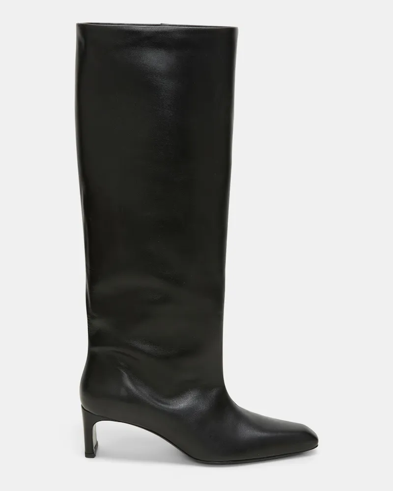 Dorothee Schumacher Hohe Stiefel mit weitem Schaft aus Leder Schwarz