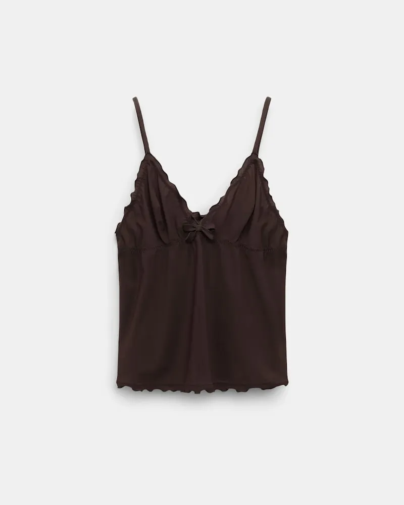 Dorothee Schumacher Lingerie Top aus technischem Jersey Braun