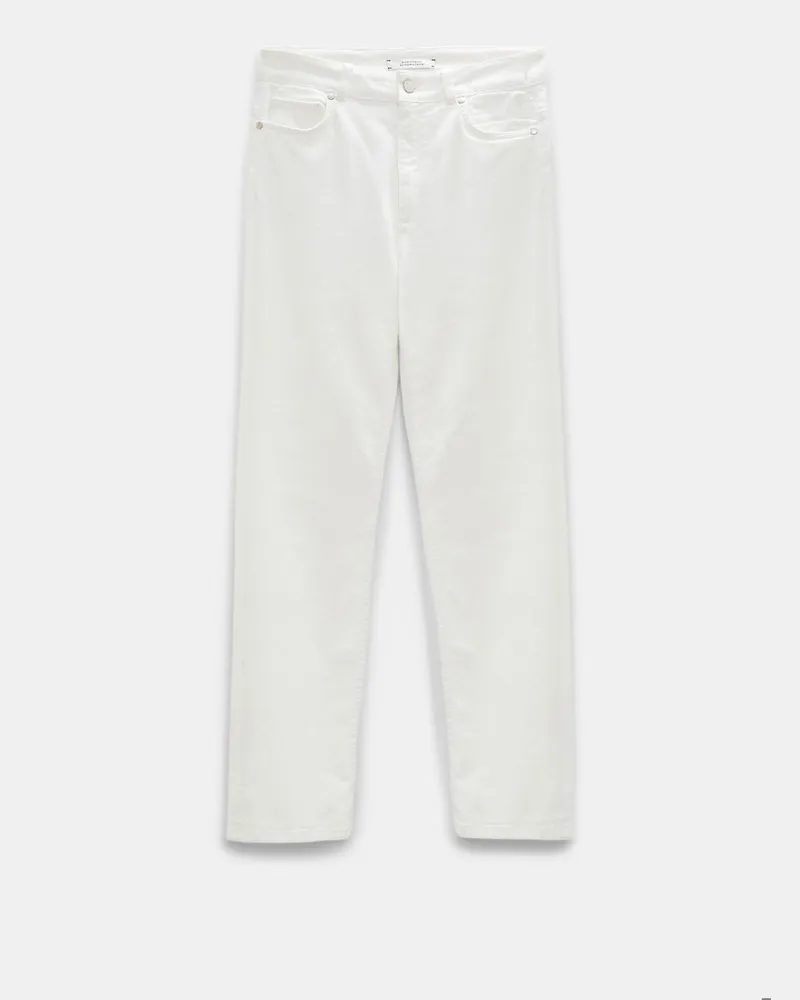 Dorothee Schumacher WEISSE CROPPED JEANS Weiß