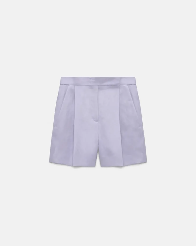 Dorothee Schumacher Shorts aus technischem Leinen Violett
