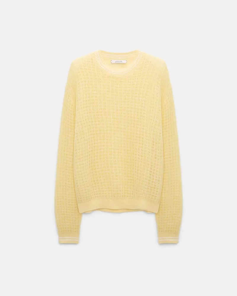 Dorothee Schumacher Pointelle-Pullover Gelb