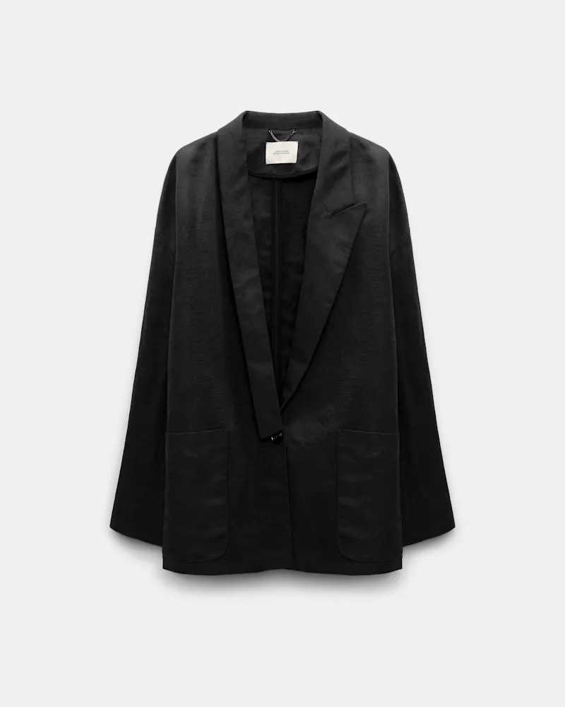 Dorothee Schumacher Blazer mit asymmetrischem Reverskragen Schwarz