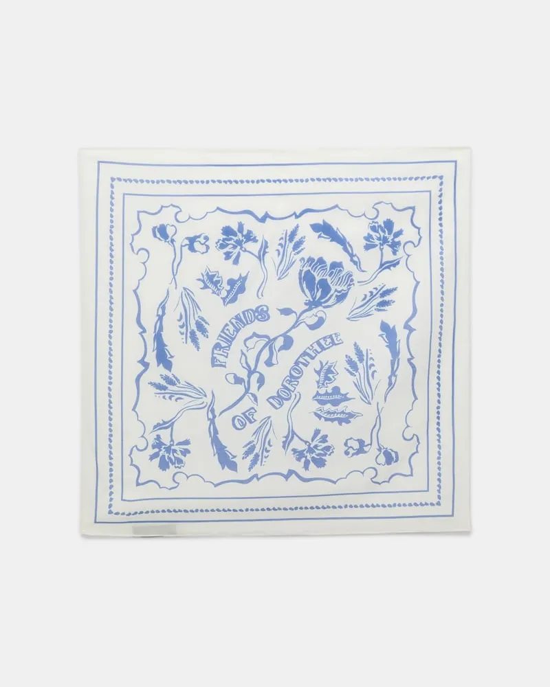 Dorothee Schumacher Bandana aus Baumwolle-Seide Mix Weiß