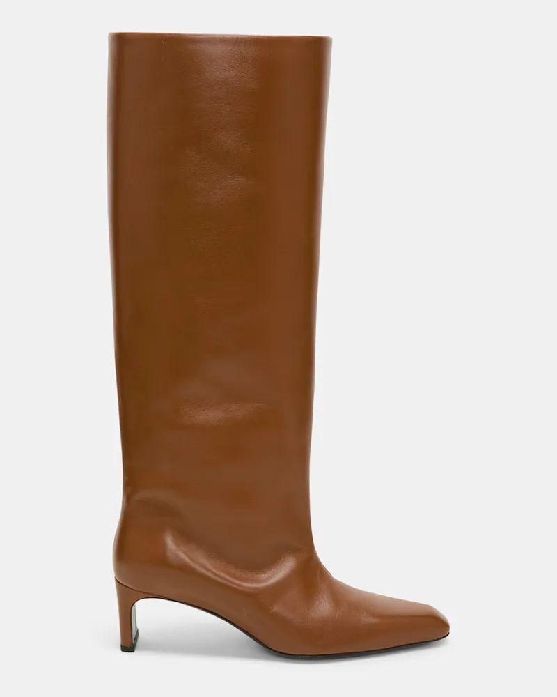 Dorothee Schumacher Hohe Stiefel mit weitem Schaft aus Leder Braun