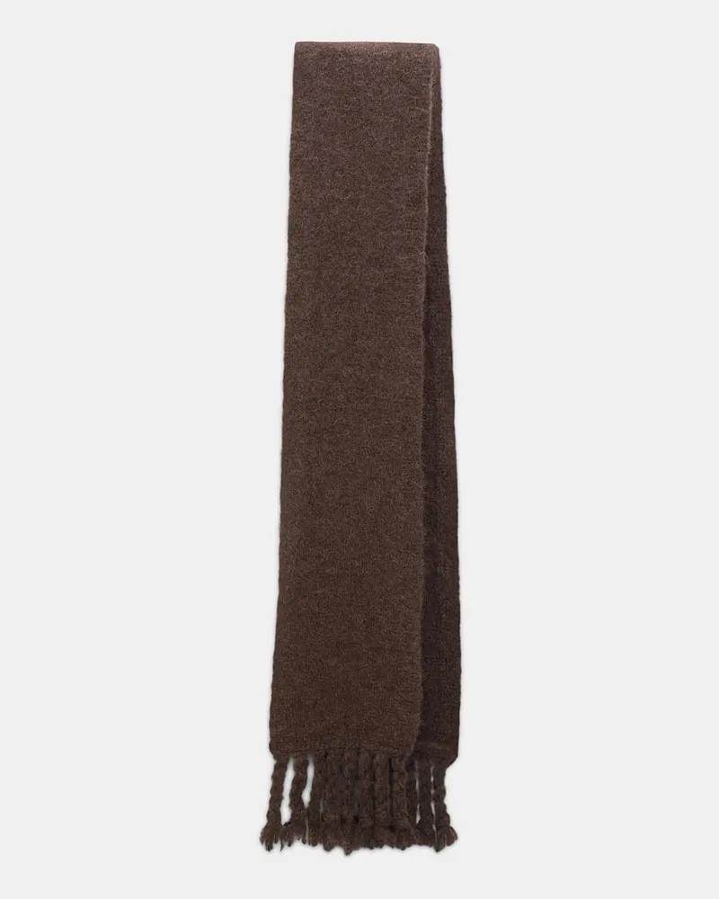 Dorothee Schumacher Schal aus Alpaka-Garn Braun